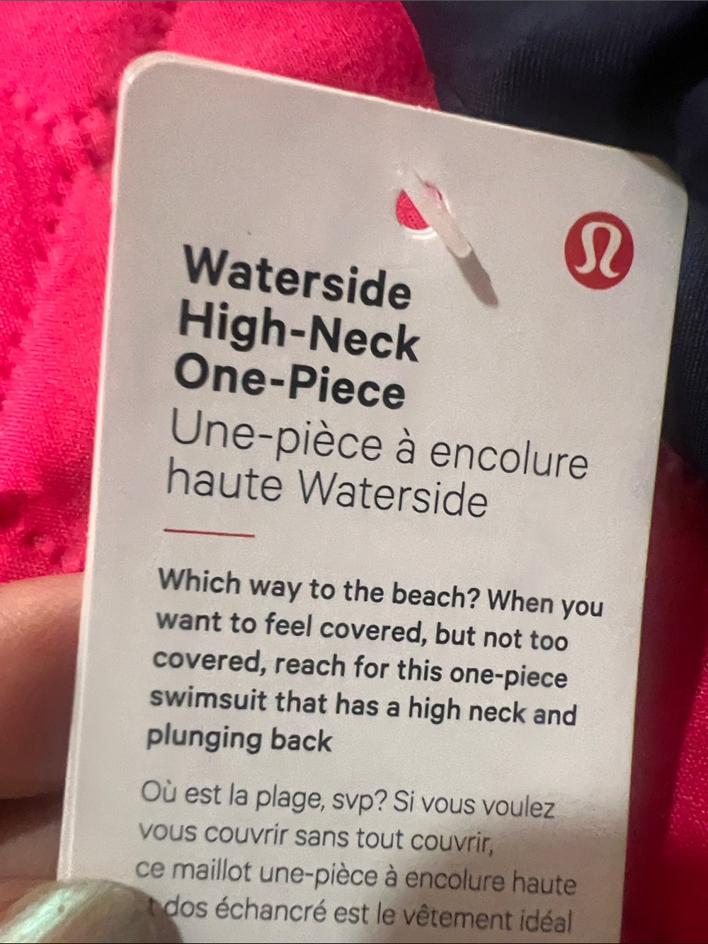 lululemon athletica Women's Navy Blue One-Piece Swimsuit NWT - Picture 6 of 11